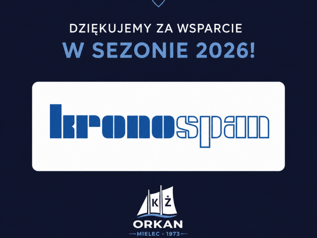 Kronospan wspiera Orkan Mielec w sezonie 2026